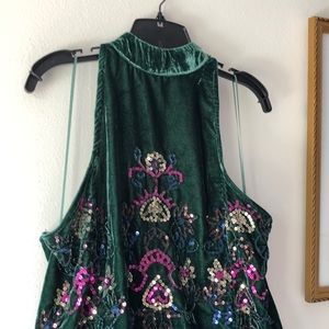 Free People velvet dress